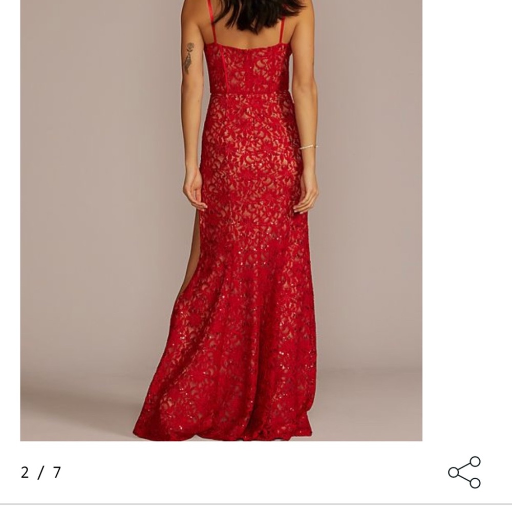 Make an offer!!!!!Formal dress Red Worn one time